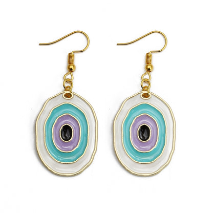 Evil Eye Drop Earrings