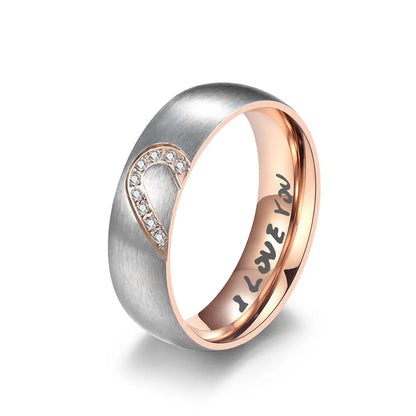 Matching Love Heart Ring