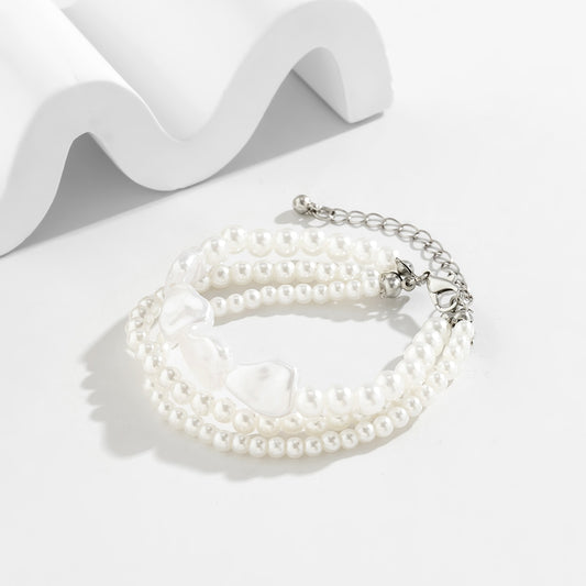 Luxe Pearl Layered Bracelet